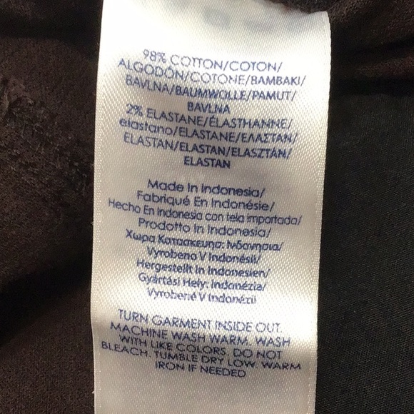 CHAPS Corduroy Dark Brown Slimming Stretch 5 Pocket Zip Front - Picture 9 of 11